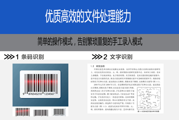 软硬件质量保障能更好完成办公扫描的高拍仪