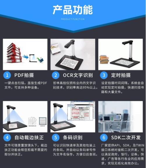 哲林高拍仪你高效办公扫描的品质之选