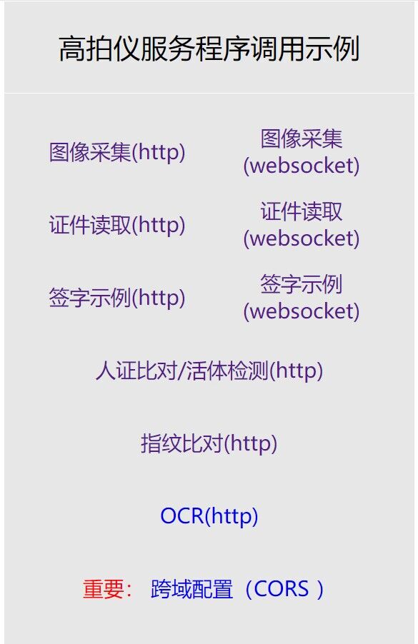 Linux系统高拍仪二次开发包（SDK）